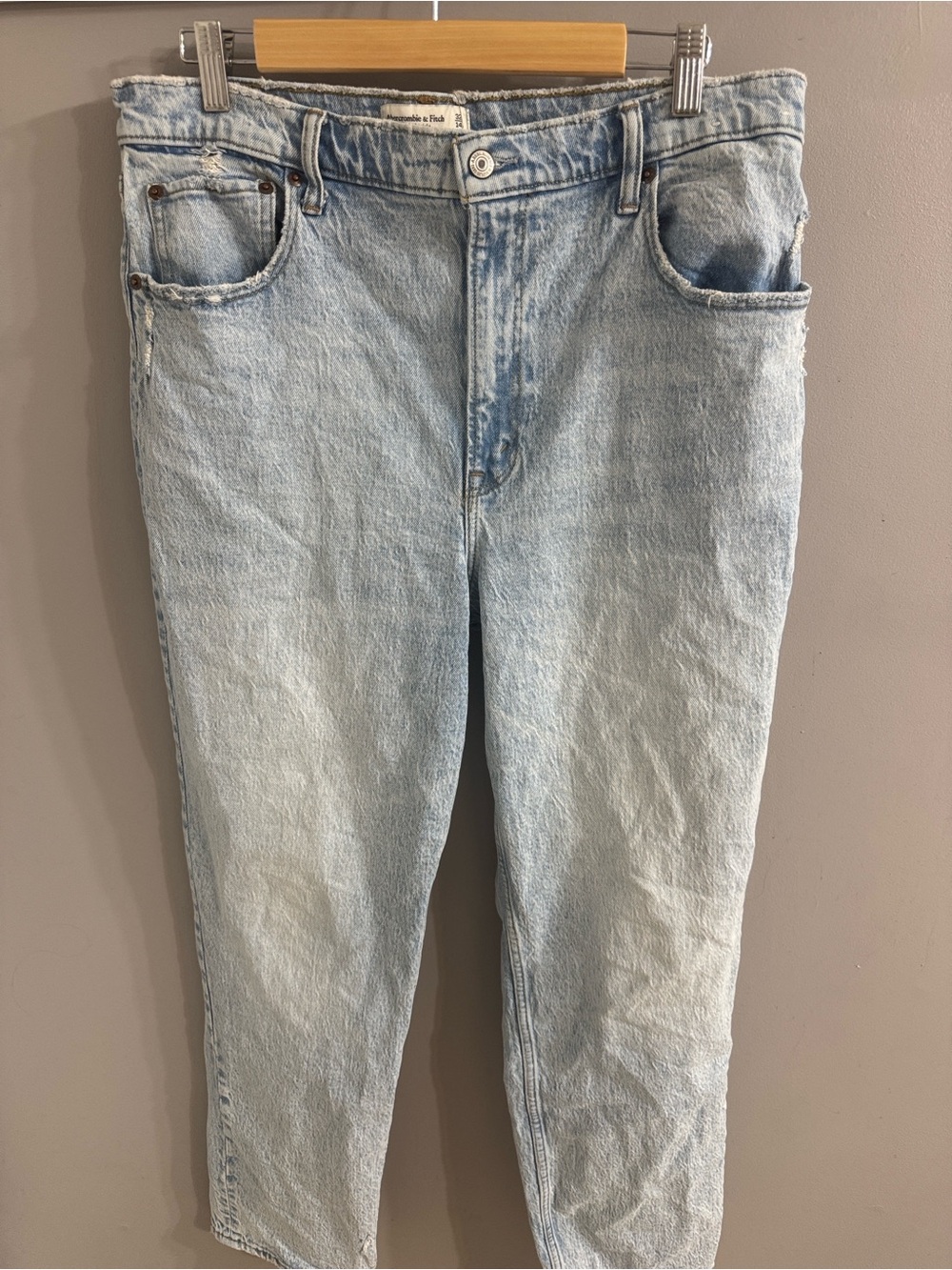 Abercrombie & Fitch 90s high rise straight jeans
